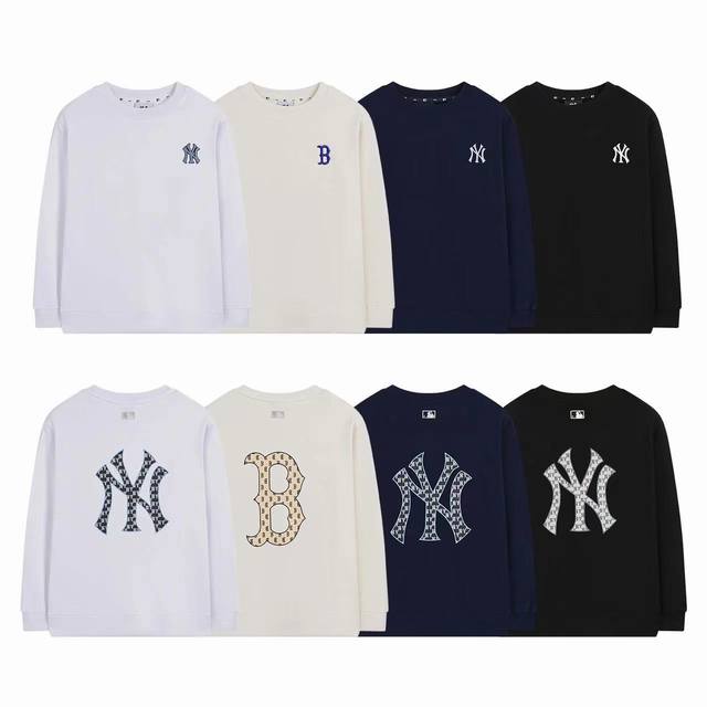 P90Mlb Unisex Couple Monogram Series Large Logo Sporty Casual Autumn/Winter New P90Mlb Unisex Couple Monogram Series Large Logo Sporty Casual Autumn/Winter New