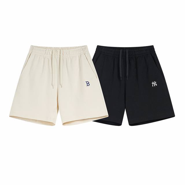 P90Mlb Unisex Couple Logo Shorts Solid Color Simple Sports Casual Pants 24 Summe P90Mlb Unisex Couple Logo Shorts Solid Color Simple Sports Casual Pants 24 Summe