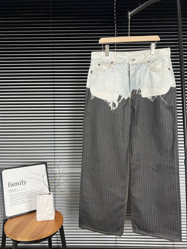 220 Style Number: Fc-025 Acne Studios 1981 Series Patchwork 3D Print Straight Le