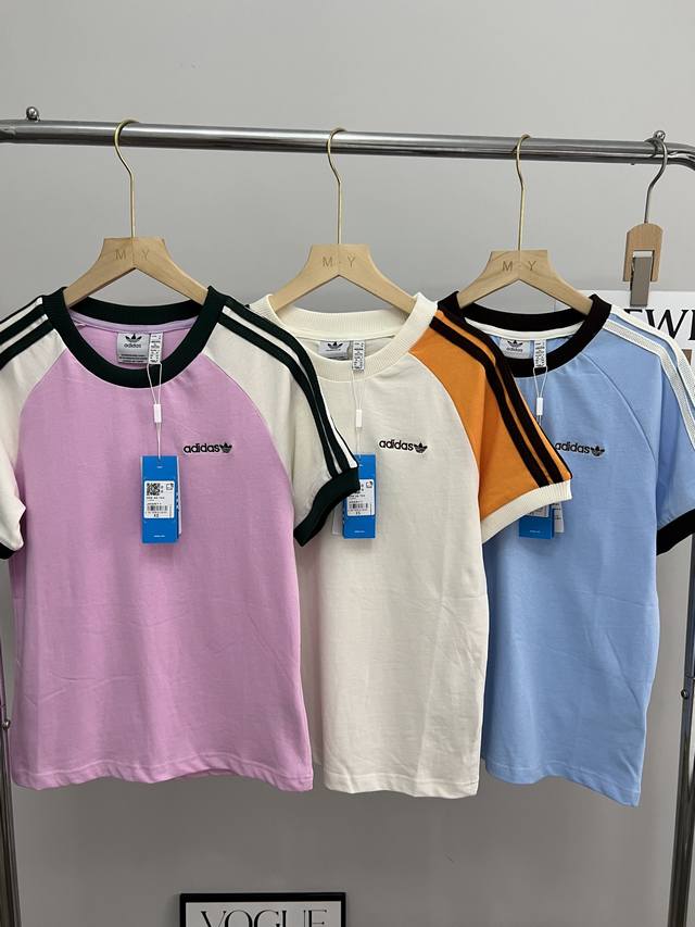 Style Number: 6511 P80 Adidas Originals Classic Color Block Three Stripes Raglan