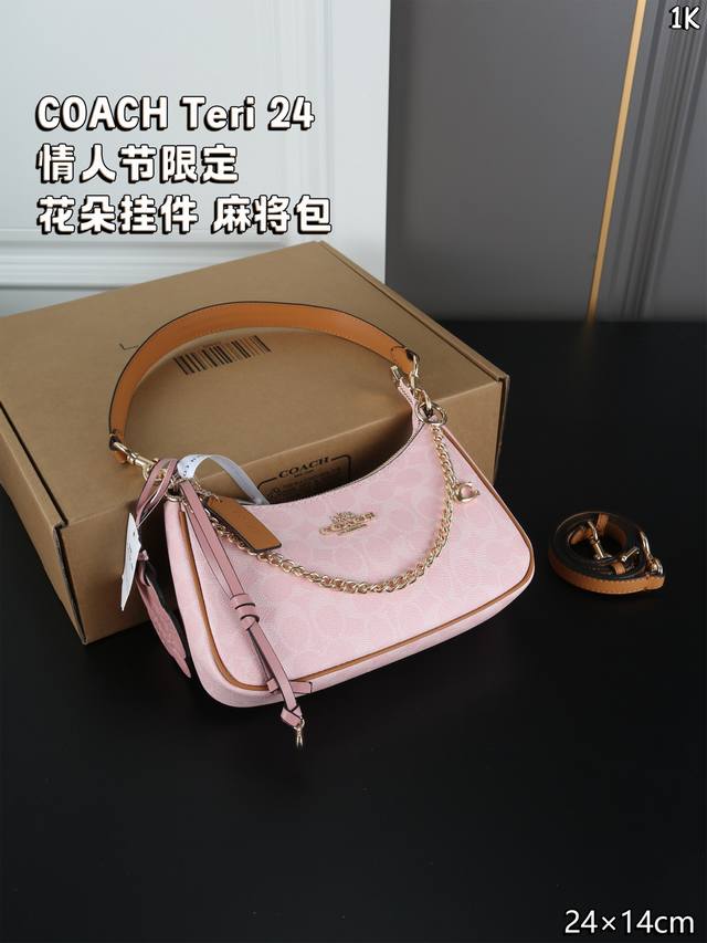 P250 Airplane Box Coach Valentine's Day Limited Edition Teri 24 Flower Pendant M