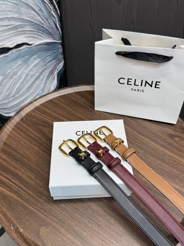 升级版 220 Celine！ ！高版本 全钢 腰带 原单牛皮皮带～热门款 皮带里面最火的啦～质量很好 全套包装！五金绝对不褪色 皮带头和专柜一样的哦～ 配礼盒