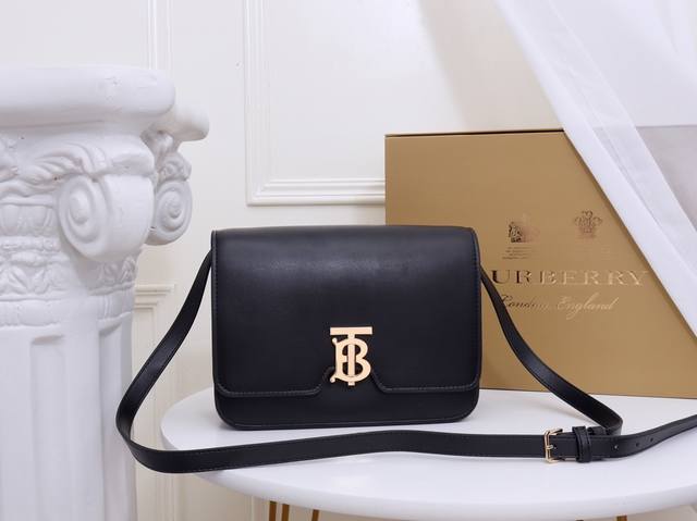 升级版 B家 340。里外全皮 中号Bur版型立挺的皮革斜挎包，Tb锁扣装饰 Thomas Bur 灵感专属标识 随心变换为斜背包或者手拿包造型 款号 8308