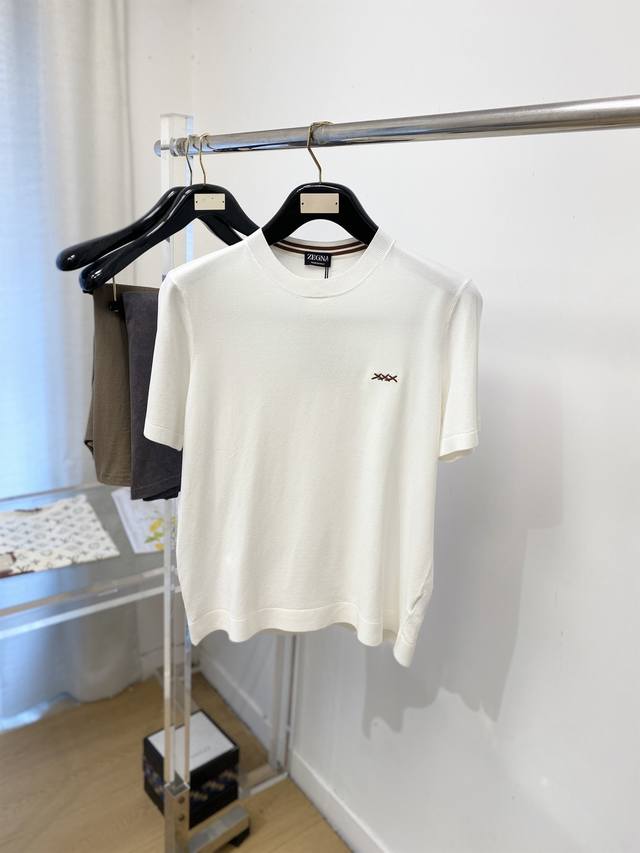 Zegna 2026 New Arrival Short-Sleeve T-Shirt, stylish and fashionable, simple and