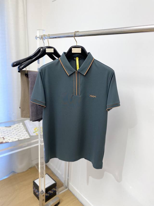 Zegna 2026 New Arrival Short-Sleeve T-Shirt, stylish and fashionable, a simple a