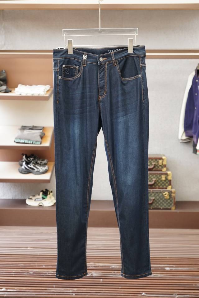 P240 Zegna 2026 Spring/Summer Straight Leg Jeans Collection New Arrival Godfathe