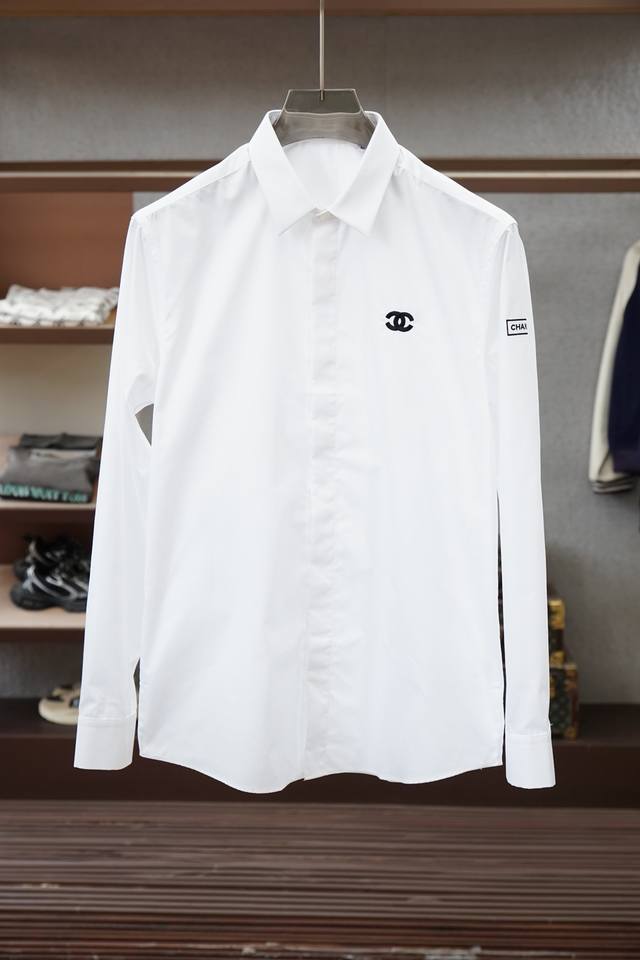 P270 Chanel's new slim-fit shirt! Made with imported satin fabric from Lutai Tex