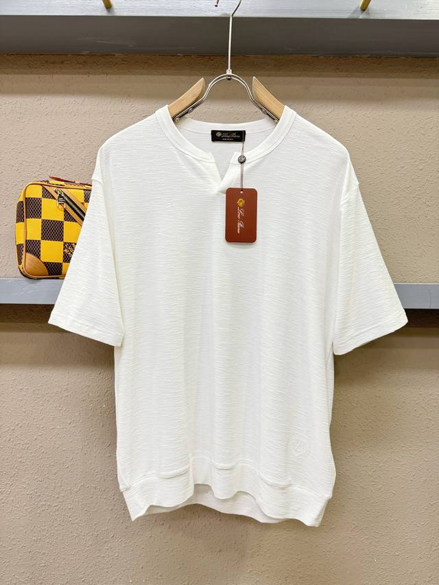 P240 Loro Piana 2026 Spring/Summer linen short-sleeved shirt, same style as in b