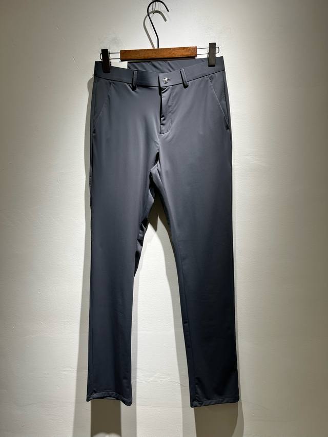P270 Ferragamo 2026 Spring/Summer New Men's Casual Slim Straight Leg Trousers. O