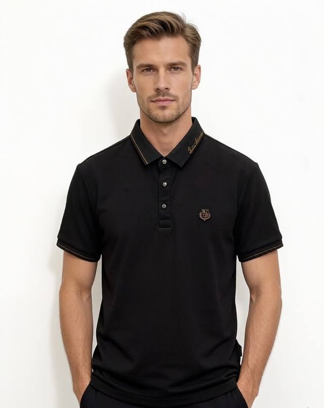 P260 Lp诺悠翩雅2026Ss夏季新款字母Logo男士翻领Polo衫！经典商务男款，高端男装的天花板级别的商务男款！简约时尚大气不失优雅，单穿内搭体面过人，