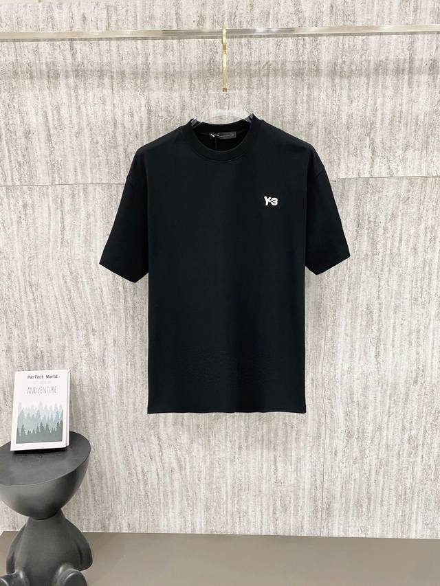 Y-3 2026Ss Heavyweight 350g, front and back logo design, high-precision craftsma