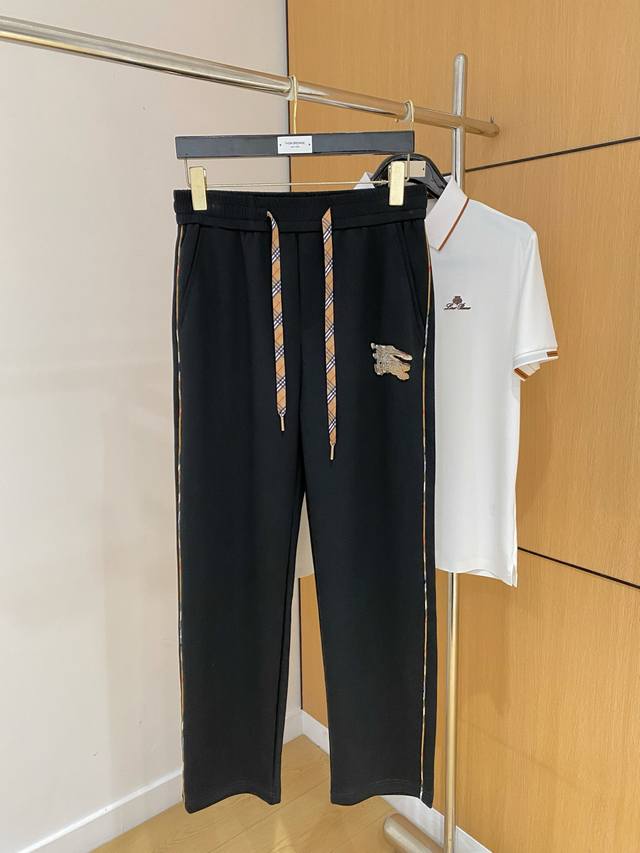 P230 Burberry 2026 Spring/Summer New Cupro Modal Air Layer Casual Sweatpants. Fe