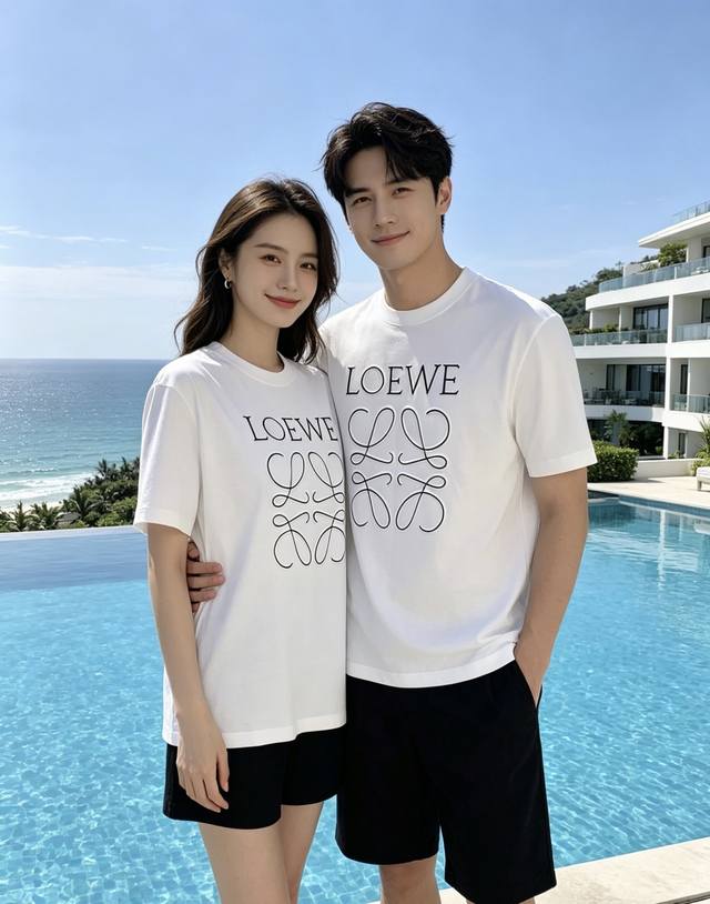 P180 Loewe 2026 Spring/Summer New Arrival - Latest Short-Sleeve Crew Neck T-Shir