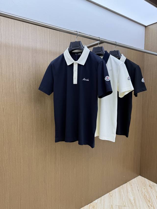 Early Spring P270 Mon High-End Custom 26Ss Spring/Summer New Polo Short-Sleeve T