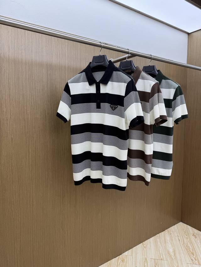 Early Spring P300 Pd High-End Custom 26SS Spring/Summer New Polo Short-Sleeve T-