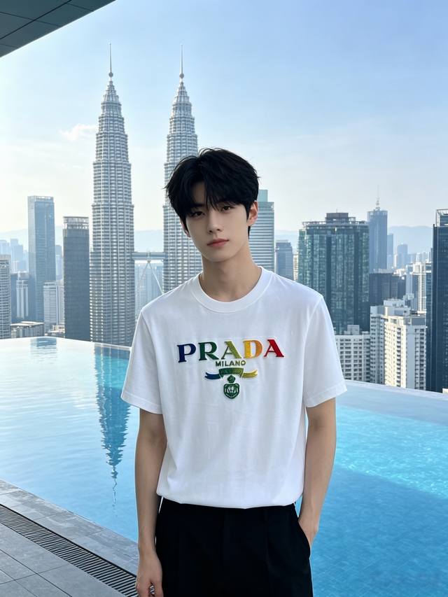 P160 Prada 2026 Summer New Arrival Unisex Short-Sleeve T-Shirt! Custom-made excl