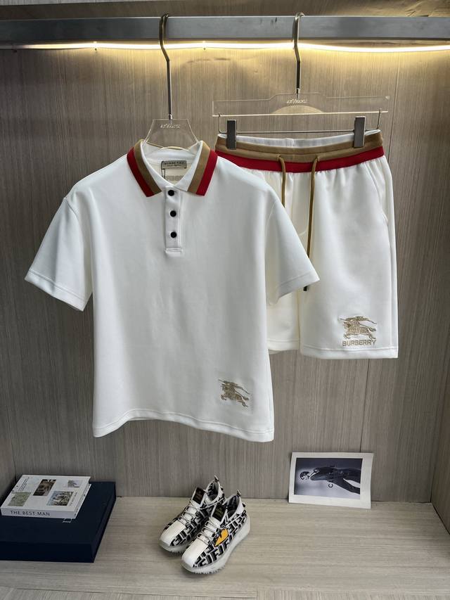 P380 Burberry Spring/Summer 2026 Men's Collared Short-Sleeve and Shorts Set. Mad P380 Burberry Spring/Summer 2026 Men's Collared Short-Sleeve and Shorts Set. Mad