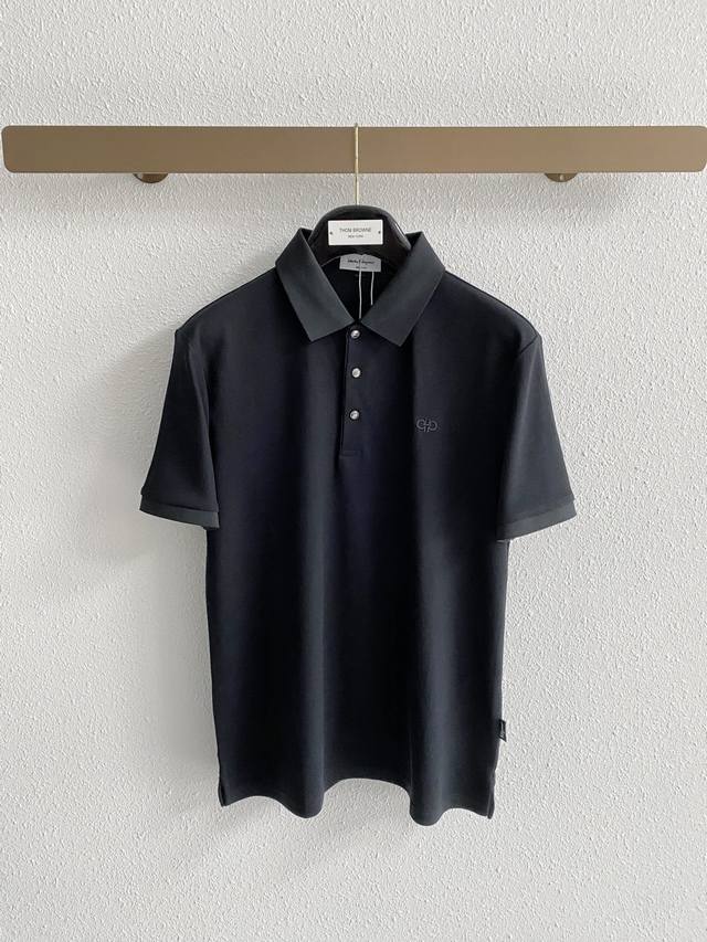 New Arrival P230 Ferragamo 2026Ss Summer New Letter Logo Men's Polo Shirt! A cla