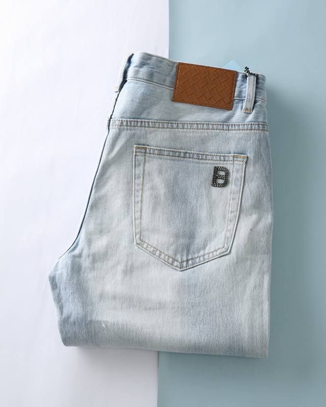 250 Bv *Diejia 26Ss Spring/Summer New Blue Washed Lightweight Cotton Jeans, Men' 250 Bv *Diejia 26Ss Spring/Summer New Blue Washed Lightweight Cotton Jeans, Men'
