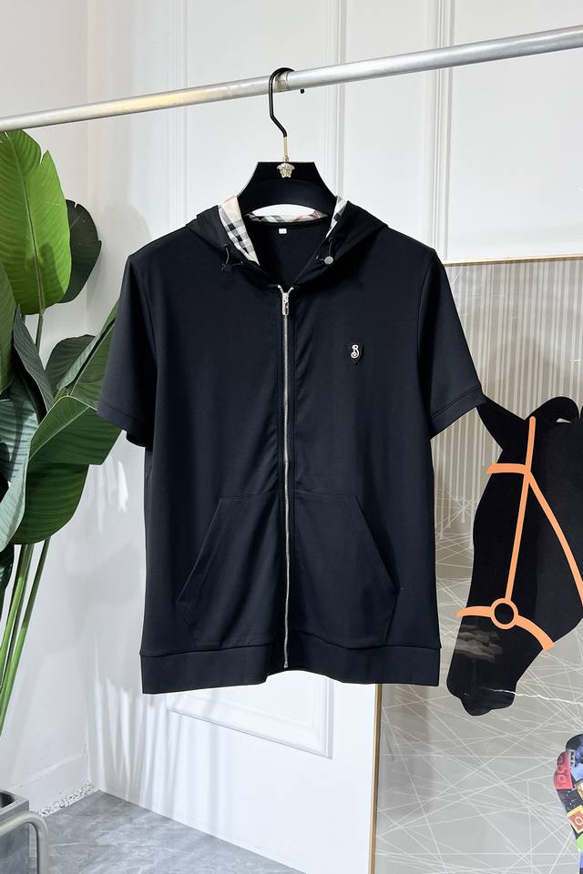 P250 Burberry 2026 Spring/Summer Newest Hot Selling Cardigan Short-Sleeve T-Shir