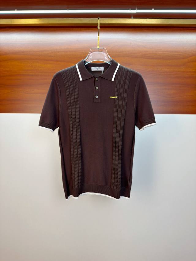 P230 Chanel 2026 Spring/Summer New Men's Premium Knit Short-Sleeve T-Shirt, feat