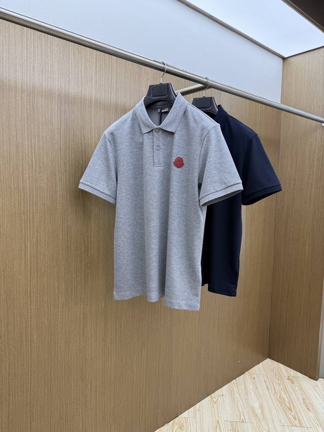 早春P260 Mon 高级定制 26Ss春夏新款翻领Polo短袖T恤 原版定制 面料选用进口珠地棉 轻薄透气 上身丝滑舒适 高端大气经典百搭 码数：48-56