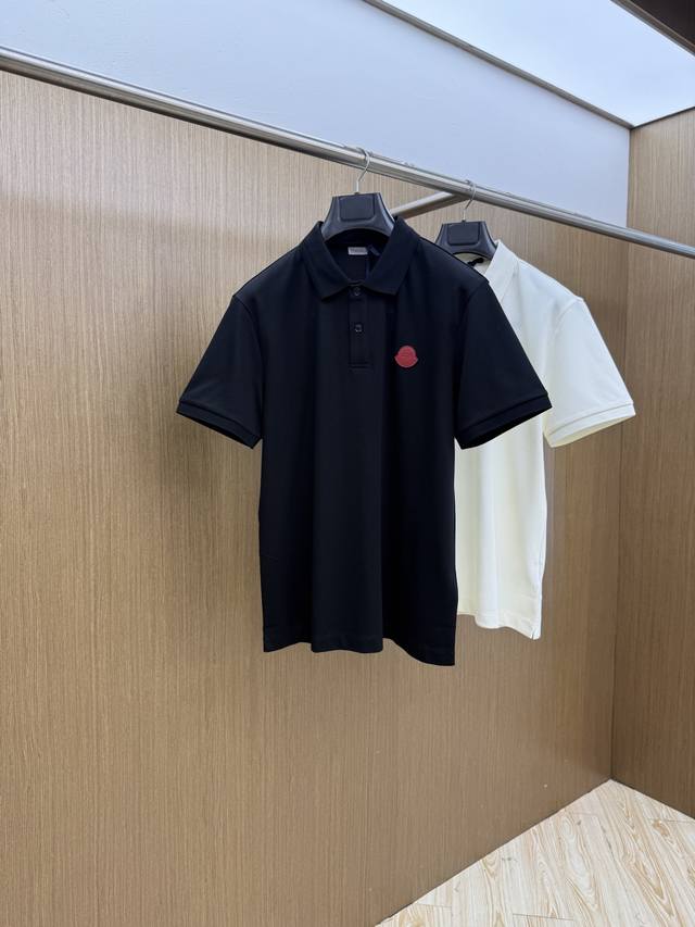 早春P260 Mon 高级定制 26Ss春夏新款翻领Polo短袖T恤 原版定制 面料选用进口珠地棉 轻薄透气 上身丝滑舒适 高端大气经典百搭 码数：48-56