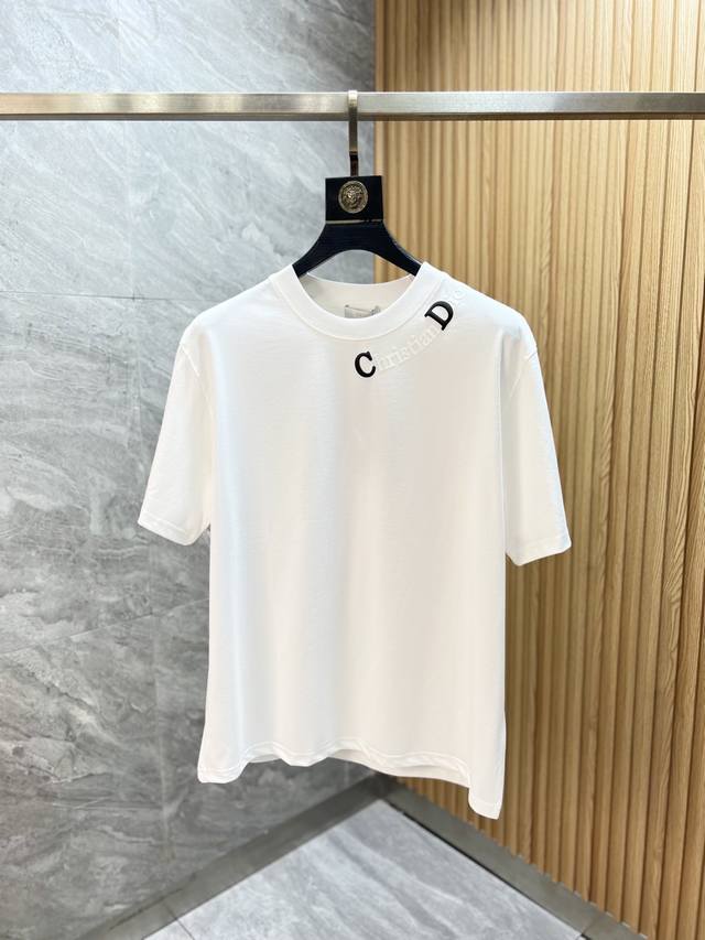 P140Dior 迪奥 2026年春夏新品上新 三标齐全 纯棉圆领短袖T恤 好货不用过多介绍 看细节 专柜码数：M-Xxxl 175 140建议L