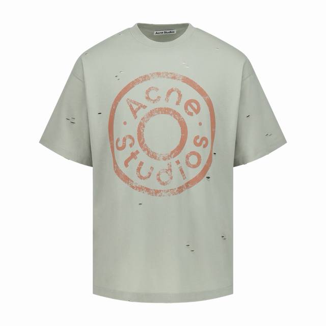 P180 Acne Studios Distressed Print Short-Sleeve T-Shirt. Made with custom-design