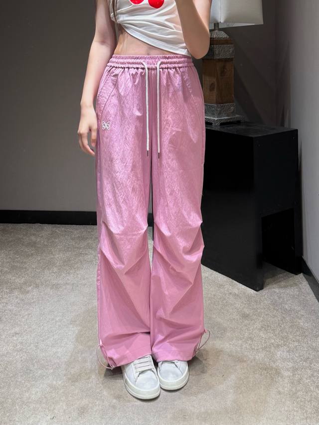 Wholesale 260 30 Spring/Summer New Arrival Original Butterfly Logo Pleated Trous