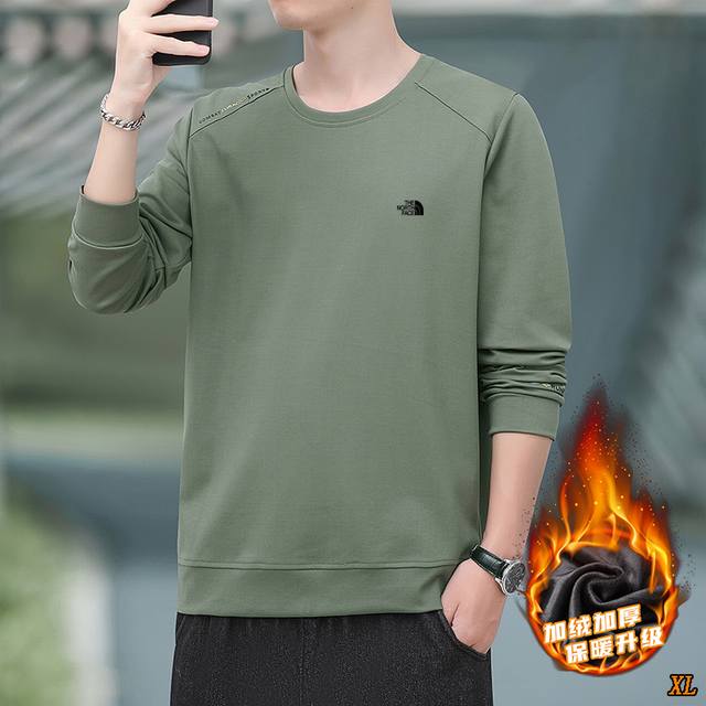P180 The North Face Exclusive Real Shot New Winter High-Quality Fleece-Lined Lon