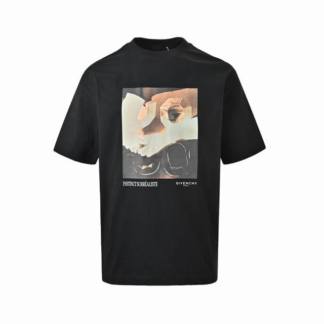 140 Givenchy Pattern Print Short-Sleeve T-Shirt Fabric: High-quality, heavyweigh