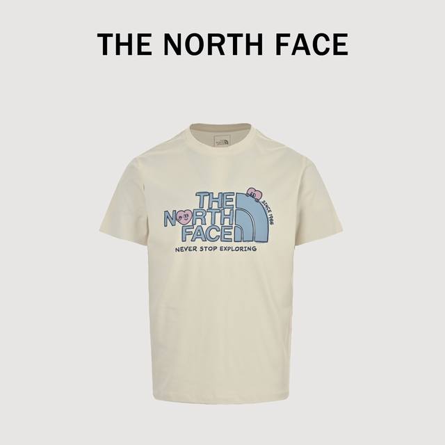 160 Thenorthface Summer Valentine's Day Limited Edition Couple Heart Print Short