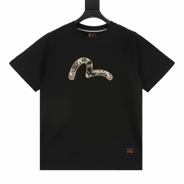 140 Evisu 25Ss Brocade Seagull Appliqu