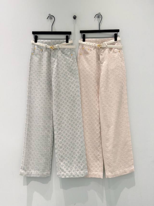 P240 6 Hot Selling In Stock Designer Original | Custom Monogram Jacquard Jeans M