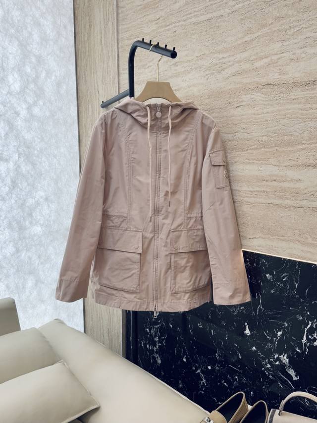 P530M2362# New Jacket Mon Slim Fit Zipper Hooded Jacket Army Green Khaki Pink Si