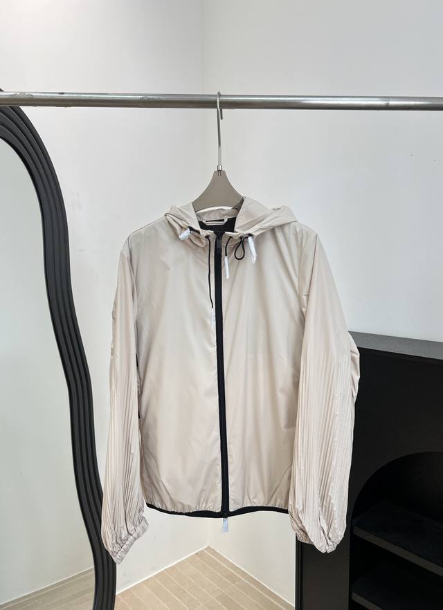 P510 Moncler Early Spring New Lightweight Hooded Sun Protection Shirt, Super Com