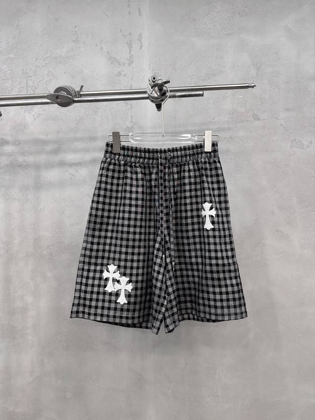 P340 Chrome Hearts | New Casual Shorts, featuring the brand's classic printed cr