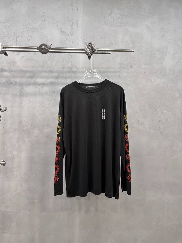 P270 Chrome Hearts | New long-sleeved base layer, garment-washed with multiple g