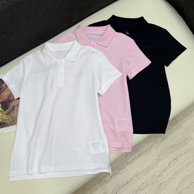 P1902026 New Arrival Real Shot Wa Spring/Summer New Crew Neck T-Shirt; Made of s