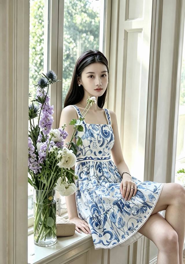 P320 Original high-quality women's dress with packaging Bohemian resort style sh