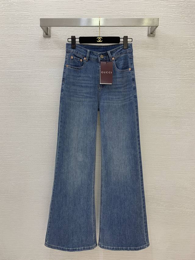 P320 Style No. G26051135 Gucc* New high-end custom-made selected stretch washed
