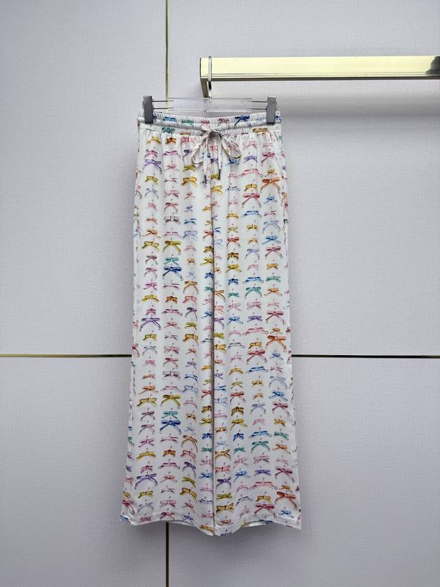 P260 Original quality women's pants with packaging. Dio* 26Ss new wide-leg pants