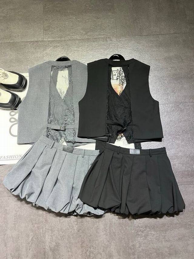 Ppp450 Chromehear* Lace Skirt Set - Available now! The skirt includes safety sho