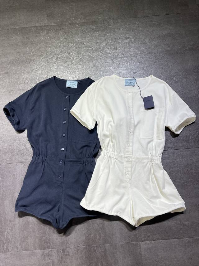 Ppp380Prad*A Prada textured linen boning jumpsuit, exclusive design, made with t