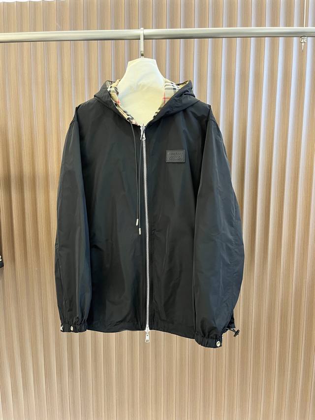 Burberr*Y26 Spring/Autumn Reversible British Plaid Jacket - Super stylish menswe
