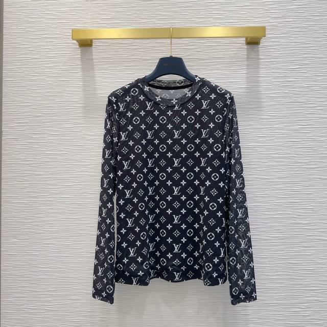 97565#P Mesh base layer top with permeable print, high-end and elegant, soft and 97565#P Mesh base layer top with permeable print, high-end and elegant, soft and