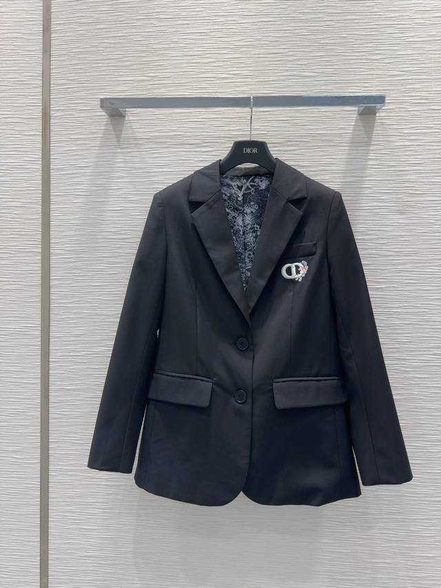 97502#P190 Christian Dio*2025Fw New simple and elegant suit jacket. Made of very
