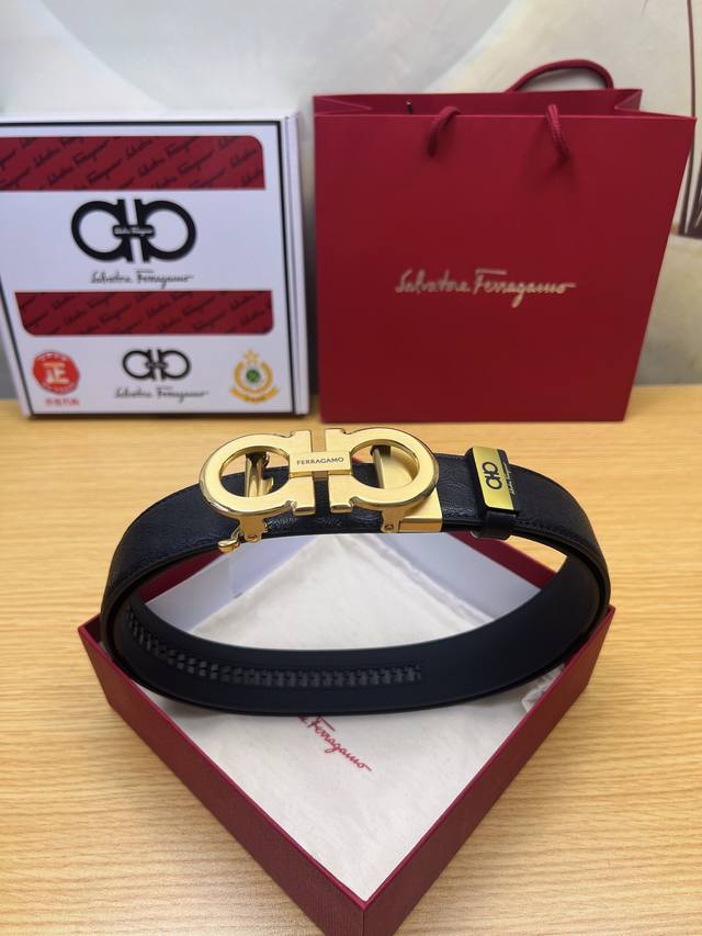 Product Name: Ferragamo Automatic Belt P220 Model: Automatic buckle, pure steel