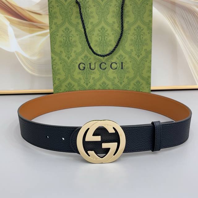 200--4.0Cm Gucci Double G Belt Classic design, reversible, versatile and easy to